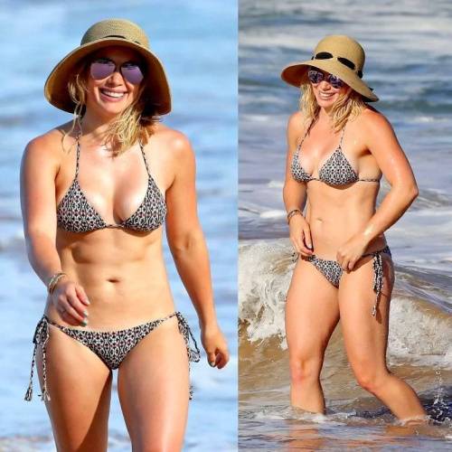 Hilary Duff Sexy Paparazzi Bikini Beach Set Leaked - jizzy.org on ipornview.com