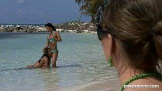 Mesmerizing Latin babes sex play at the beach - redwap.me on ipornview.com