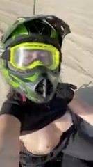Claudia Tihan Topless ATV Ride - thothub.to on ipornview.com