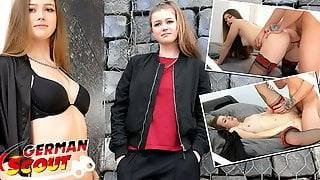 GERMAN SCOUT - PETITE TEEN (18) Olivia Sparkle Seduce to Casting Sex - porndude.me - Germany on ipornview.com