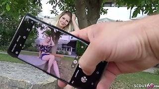 GERMAN SCOUT - CUTE COLLEGE TEENAGE LARA 18 TALK POUND AT REAL STREET CASTING - Hard Fuck - porndude.me - Germany on ipornview.com