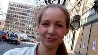 GERMAN SCOUT - CUTE TEEN KINUSKI TALK TO REAL LEG SHAKING ORGASM CASTING - porndude.me - Germany on ipornview.com