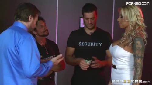 Tricky security guards in a club find a way to fuck Britney Shannon - new.porneq.com on ipornview.com
