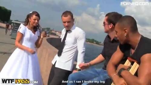 Racy Russian bride ends up getting gang banged - new.porneq.com - Russia on ipornview.com